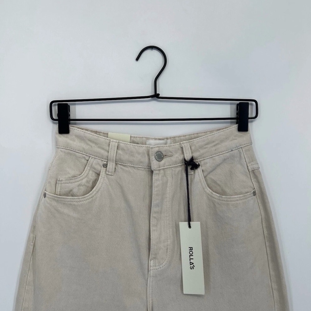 Rolla’s Dusters Bootcut Crop High Rise Jean In Salt Tye Dye